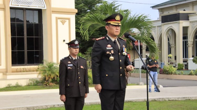 Kapolresta Jambi Pimpin Upacara Peringatan Hari Kesaktian Pancasila. (Foto : ist)