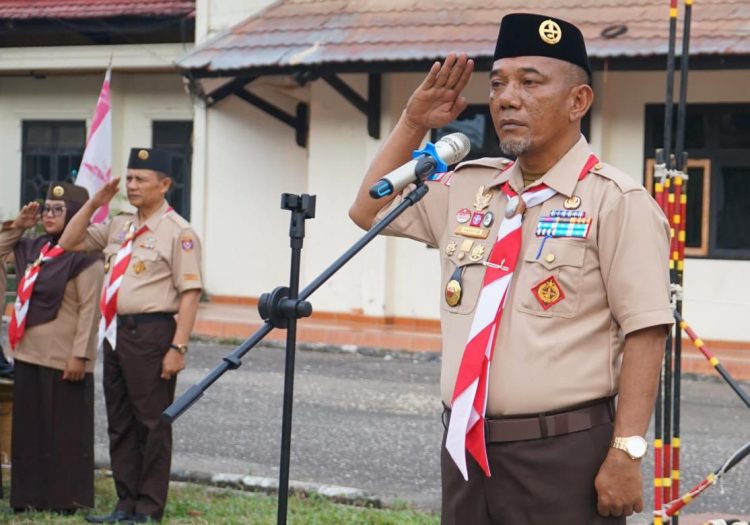 Pj Bupati Buka Temu Lomba Pramuka Penegak dan Pandega. (Foto : ist)