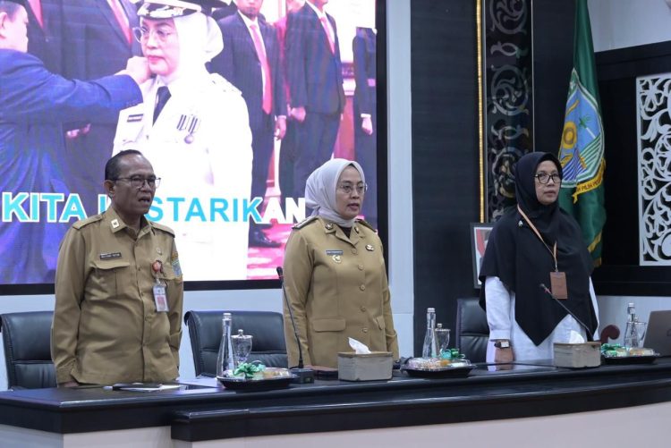 Pj Wali Kota Buka Forum Pokja Bangga Kencana, Menguatkan Komitmen Mengatasi Isu Kependudukan di Kota Jambi. (Foto : ist)