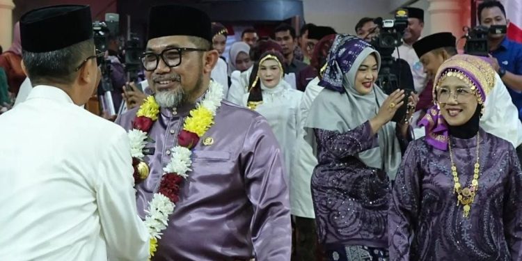 Pjs Gubernur Sudirman Apresiasi Berbagai Capaian dan Prestasi yang Diraih Pemkab Sarolangun. (Foto : ist)