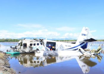 Identifikasi Korban Pesawat Jatuh, Polda Gorontalo Kerahkan Tim Inafis. (Foto : ist)