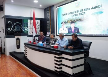 Wakili Pj Wali Kota, Asisten Sekda Bidang Ekbang Buka Rakor BLUD Pemkot Jambi Tahun 2024. (Foto : ist)