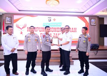 Polda Jambi Pertama dan Satu-satunya Instansi di Indonesia Jadi Kampung Donor Darah. (Foto : ist)