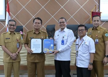 Raih EPSS Tertinggi Se-Provinsi Jambi, Pemkot Jambi Diganjar Penghargaan dari BPS. (Foto : ist)