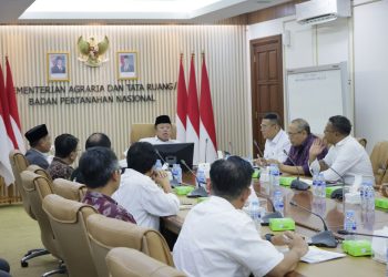 Menteri Nusron Perkuat Kolaborasi untuk Percepatan RTR dan PTSL. (Foto : ist)