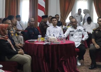 Pj Bupati Merangin Pimpin Rakor Persiapan Pilkada Serentak 2024. (Foto : ist)