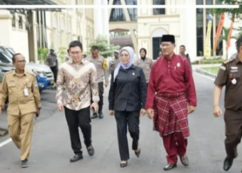 Waka DPRD Kota Jambi Dampingi Kunker Anggota Kompolnas. (Foto : ist)