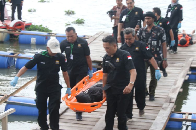 Simulasi Penanggulangan Krisis Kesehatan Akibat Bencana Langkah Nyata Tingkatkan Kesiapsiagaan. (Foto : ist)