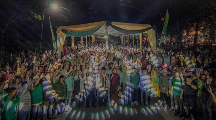 Nalim-Nilwan Lantik 600 Orang, yang Hadir Ribuan.(Foto : ist)