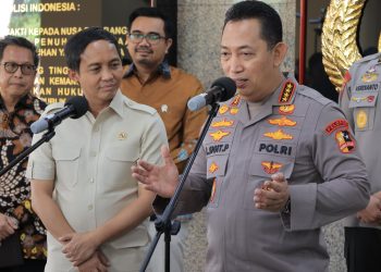 Menhut Raja Juli Temui Kapolri Bahas Penegakan Hukum Kehutanan. (Foto : ist)