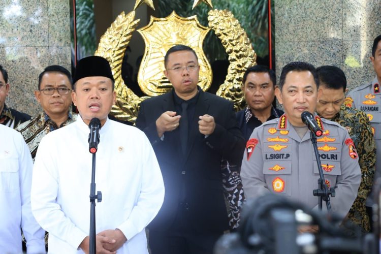 Menteri ATR/BPN Temui Kapolri Untuk Kerjasama Berantas Mafia Tanah Tanpa Toleransi. (Foto : ist)