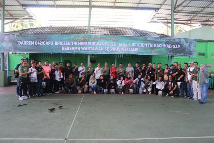 Danrem Gapu Coffee Morning Bersama Insan Pers. (Foto : ist)