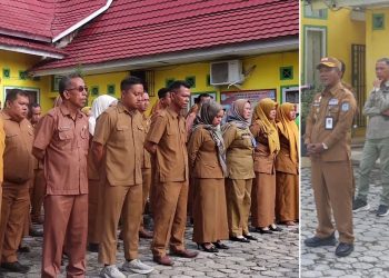 Pj Bupati Sidak Kantor Dikbud Merangin. (Foto : ist)