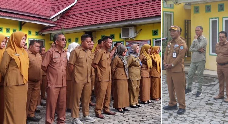 Pj Bupati Sidak Kantor Dikbud Merangin. (Foto : ist)