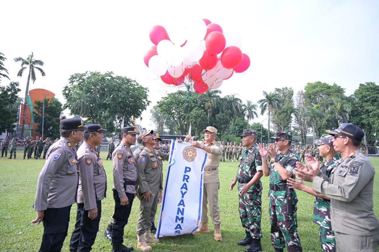 Optimalkan Pelayanan Trantibum dan Linmas di Kelurahan, Pemkot Jambi Luncurkan Prayanmas. (Foto : ist)