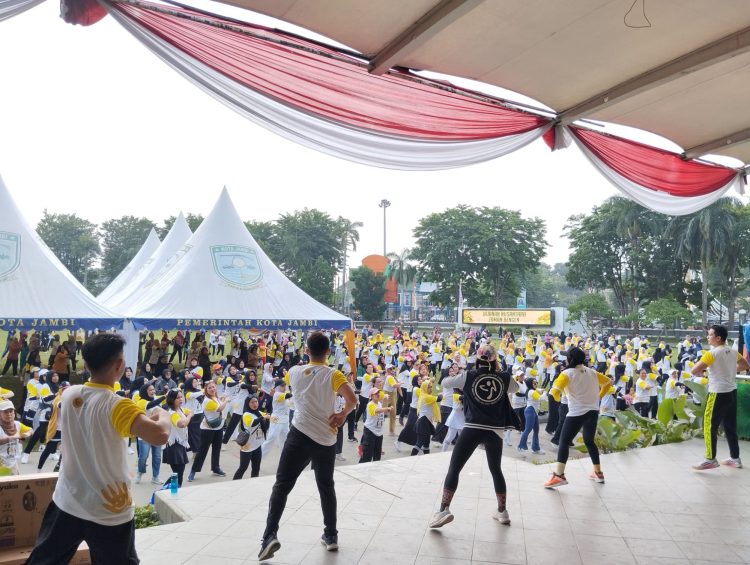 Terpilih Bersama 40 Kota Lain Di Indonesia, Kota Jambi Bersama Nutrifood Indonesia Gelar World Diabetes Day 2024. (Foto : ist)