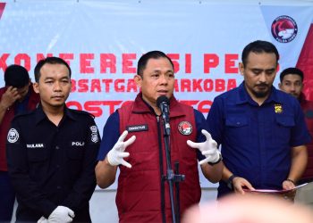 Ditresnarkoba Polda Jambi Tangkap Kurir Sabu 5 Kg. (Foto : ist)