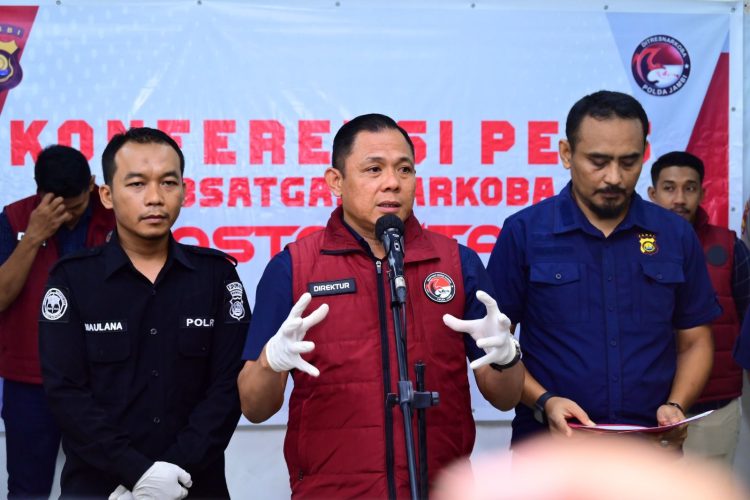 Ditresnarkoba Polda Jambi Tangkap Kurir Sabu 5 Kg. (Foto : ist)