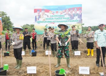 Danrem Gapu Dukung Program Polri, Ketahanan Pangan untuk Masa Depan Bangsa. (Foto : ist)