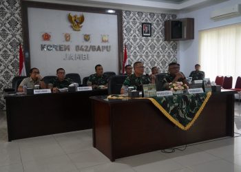 Brigjen TNI Heri Purwanto Beri Arahan Tegas ke Jajaran Korem Gapu Amankan Pilkada Serentak. (Foto : ist)
