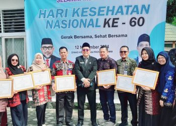 HKN Ke-60, Dinkes Merangin Raih Penghargaan Menkes RI. (Foto : ist)