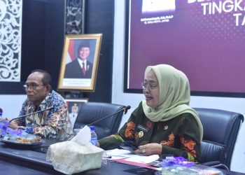 Pimpin Rakor Pilkada, Pj Wali Kota Jambi Bentuk Desk Pilkada dan Cek Kesiapan Camat-Lurah. (Foto : ist)