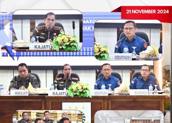 Korwil II Jampidsus Kejagung Monev di Kejati Jambi. (Foto : ist)