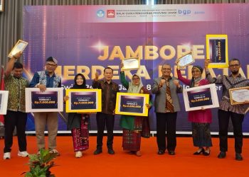 Jambore GTK Hebat, Dikbud Merangin Apresiasi Prestasi Guru Merangin di Tingkat Propinsi Jambi. (Foto : Yazdi - sinarjambi.com)