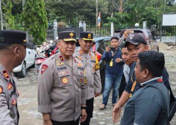 Wakapolda Jambi Cek Penyimpanan Kotak Suara di Bungo. (Foto : ist)