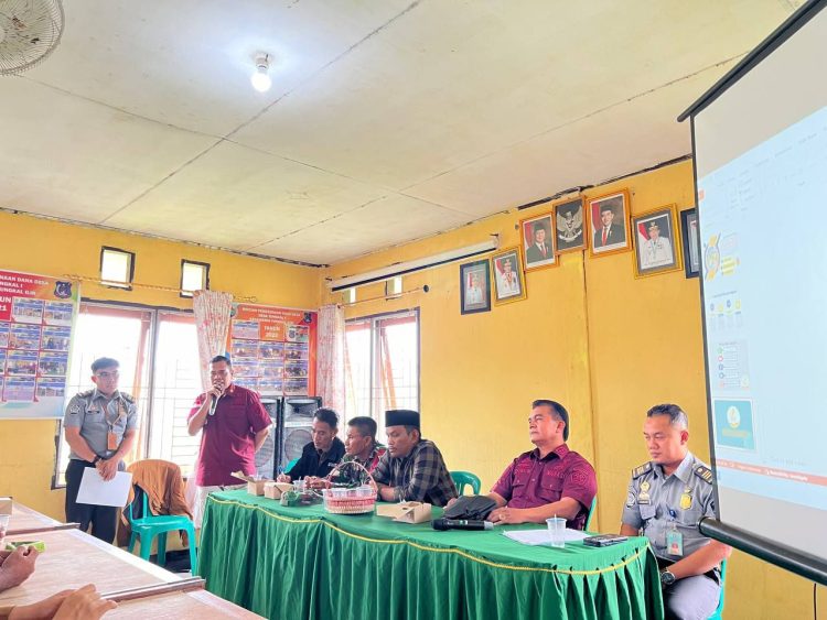 Optimalkan Peran Desa Binaan Imigrasi, Kanwil Kemenkumham Jambi Lakukan Pendampingan-Sosialisasi Pencegahan TPPO/TPPM. (Foto : ist)