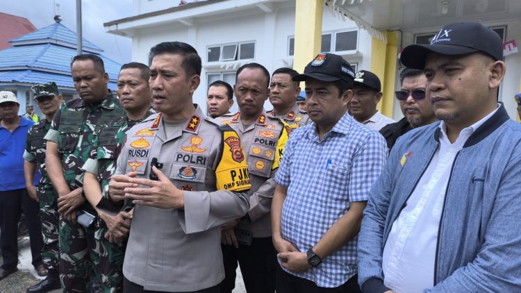 Kapolda Jambi Pantau Pilkada Serentak di Kota Sungai Penuh. (Foto : ist)