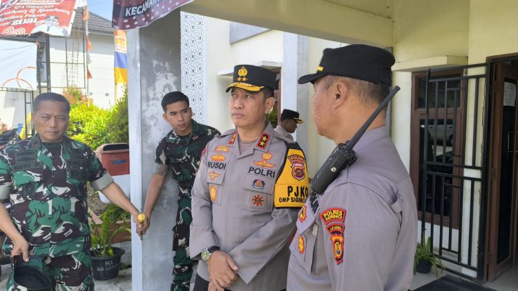 Kapolda Jambi Bersama Danrem Gapu Tinjau PPK Siulak. (Foto : ist)