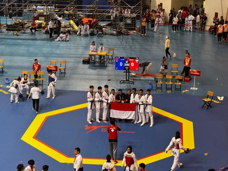 Taekwondo Garuda Bhayangkara Presisi Polri Raih 8 Emas Kejuaraan Terbuka Quang Ninh Vietnam. (Foto : ist)