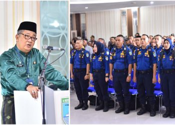 Cetak Aparatur Damkartan Handal, Pemkot Jambi Gelar Diksar Bidang Pemadam Kebakaran dan Penyelamatan. (Foto : ist)