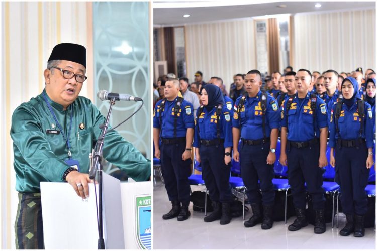 Cetak Aparatur Damkartan Handal, Pemkot Jambi Gelar Diksar Bidang Pemadam Kebakaran dan Penyelamatan. (Foto : ist)