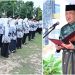 Sekda A Ridwan Bacakan Amanat Mendikdasmen dci Upacara Hari Guru Nasional dan HUT PGRI Tingkat Kota Jambi. (Foto : ist)