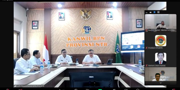 Ini Pesan Nusron Ke Jajaran Kanwil BPN Provinsi NTB - Bengkulu. (Foto : ist)