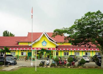 Suasana kantor Disdikdub Merangin. (Foto : dok)