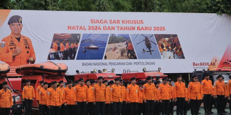 Basarnas Gelar Apel Siaga Khusus Nataru 2024. (Foto : ist)