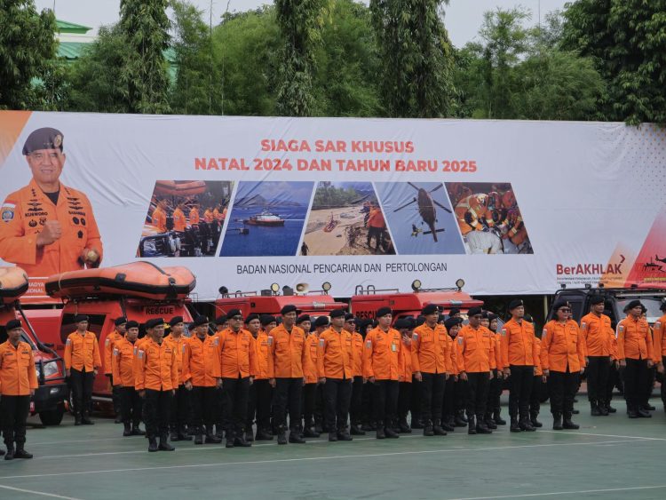 Basarnas Gelar Apel Siaga Khusus Nataru 2024. (Foto : ist)