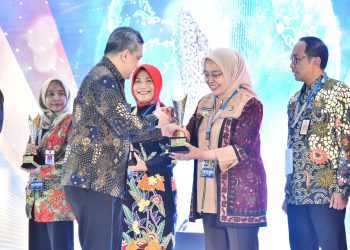 5 Besar Nasional Realisasi Belanja Daerah Tertinggi, Mendagri Anugerahi Pemkot Jambi APBD AWARD'2024. (Foto : ist)