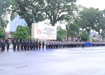 Polda Jambi Gelar Upacara Hari Bela Negara Ke-76. (Foto : ist)