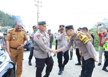 Wakapolda Jambi Cek Pos Pelayanan Operasi Lilin 2024. (Foto : ist)