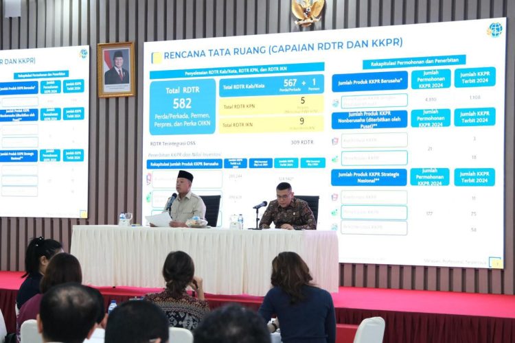 1.973 Dokumen KKPR Selesai, Total Investasi Rp 851,9 Triliun. (Foto : ist)