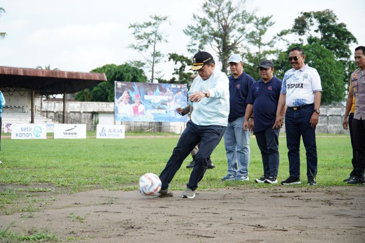 Stadion Swarnabhumi Jadi Pusat Pengembangan Sepak Bola Jambi. (Foto : ist)