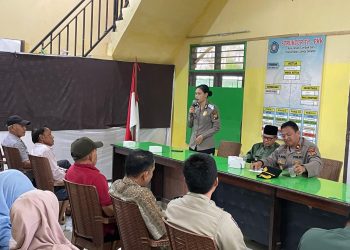 Cegah TPPA - TPPO, Sat Binmas - Sat Reskrim Polresta Jambi Sosialisasi di Kantor Lurah Tambaksari. (Foto : ist)