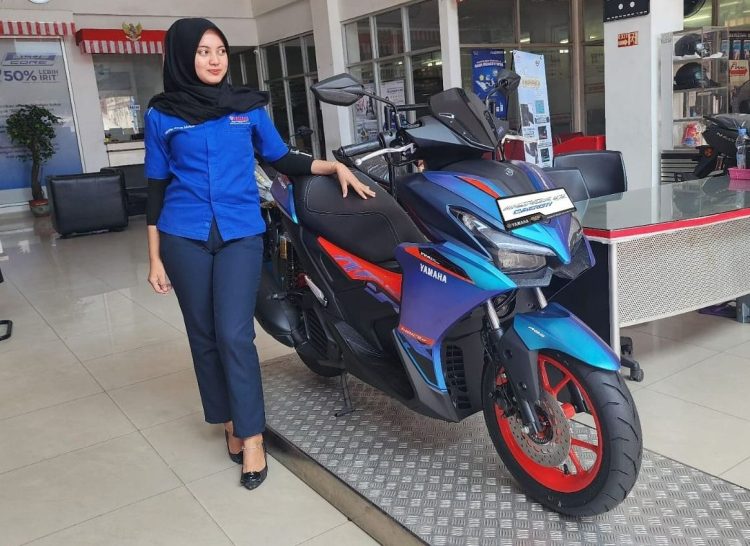 Yamaha Aerox Alpha Kini Tersedia di Diler-diler Yamaha Jambi. (Foto : ist)