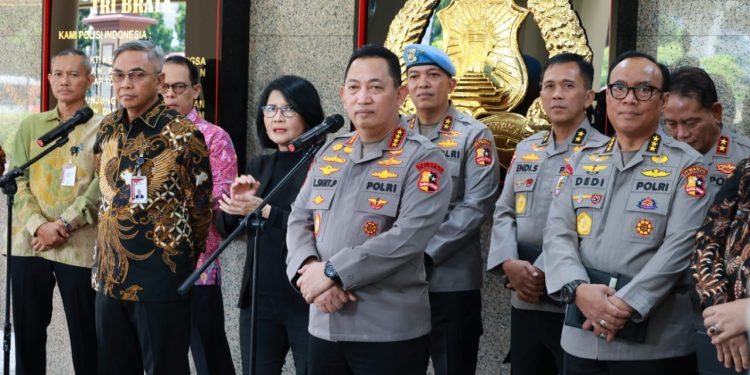 KPK dan Polri Tingkatkan Sinergi Pemberantasan Korupsi. (Foto : ist)