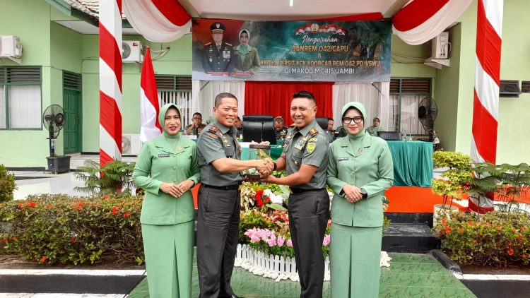 Kunjungan Danrem Gapu ke Kodim 0415/Jambi Penuh Motivasi. (Foto : ist)