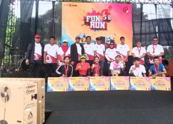 5 Ribu Pelari Semarakkan Fun Run 5K HUT Ke-62 Bank Jambi. (Foto : Rolan - sinarjambi.com)